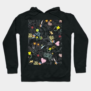 Cartoon Pattern Hoodie